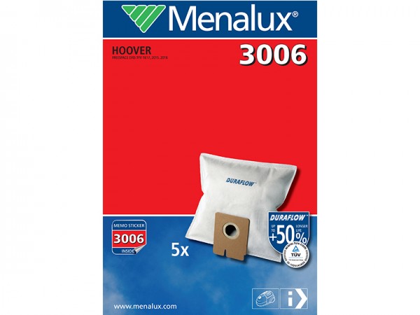 Menalux 3006 Staubsaugerbeutel - Inhalt 8 Stück