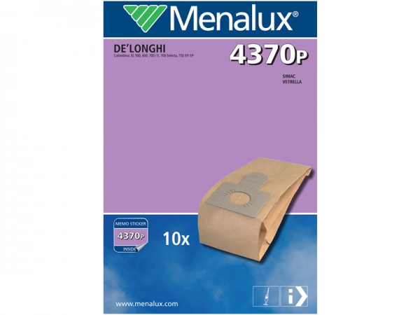 Menalux 4370 P Staubsaugerbeutel - Inhalt 20 Stück