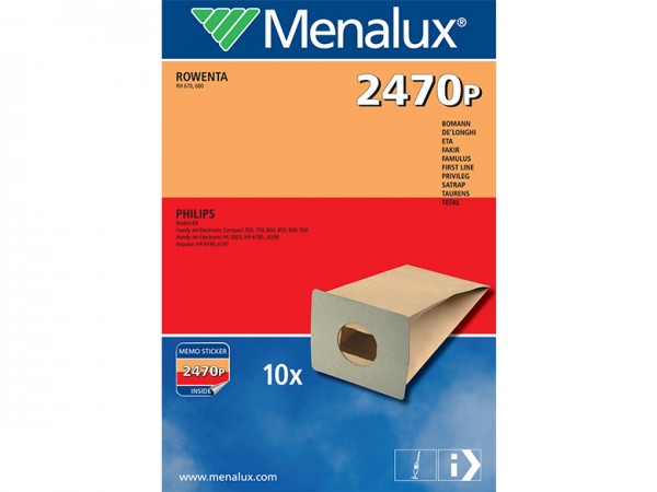Menalux 2470 P Staubsaugerbeutel - Inhalt 20 Stück