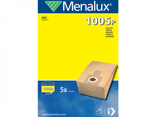 Menalux 1005 P Staubsaugerbeutel - Inhalt 10 Stück