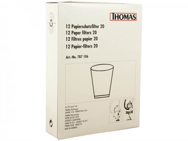 THOMAS Papierschutzfilter 20 - 787106