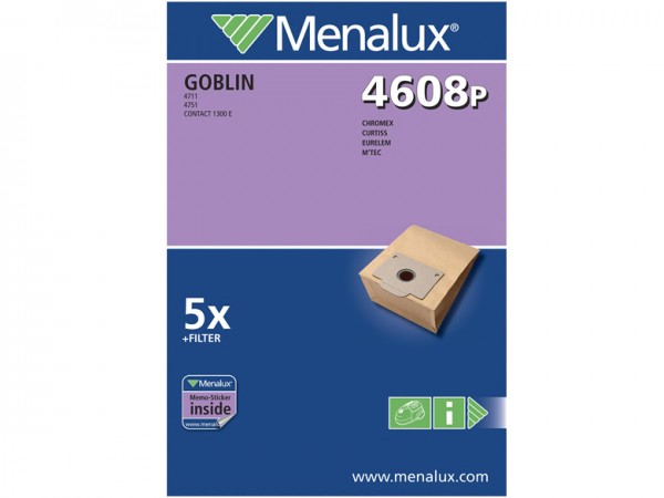 Menalux 4608 P Staubsaugerbeutel - Inhalt 10 Stück