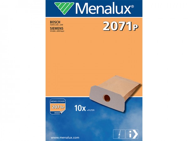 Menalux 2071 P Staubsaugerbeutel - Inhalt 20 Stück