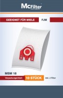 McFilter MSM 18 - Inhalt 10 Stück Vlies
