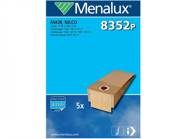Menalux 8352 P Staubsaugerbeutel - Inhalt 10 Stück
