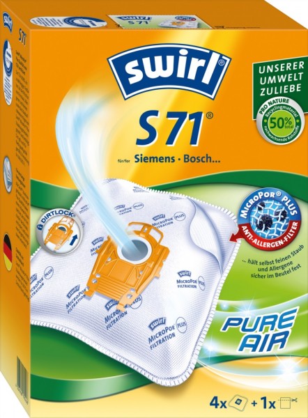 Swirl S 71 Staubsaugerbeutel - Inhalt 8 Stück