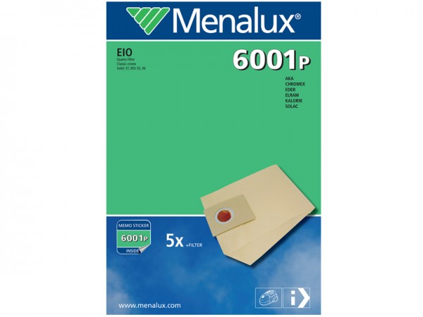 Menalux 6001 P Staubsaugerbeutel - Inhalt 10 Stück