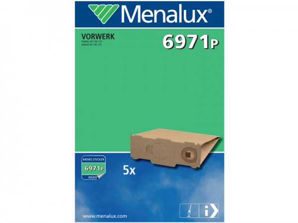 Menalux 6971 P Staubsaugerbeutel - Inhalt 10 Stück