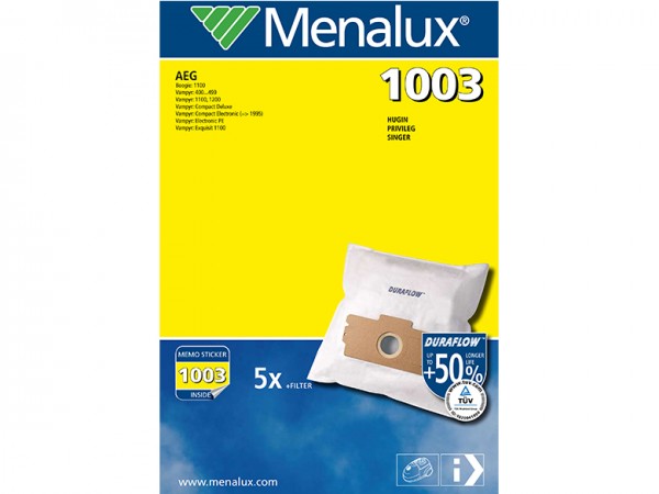 Menalux 1003 Staubsaugerbeutel - Inhalt 10 Stück