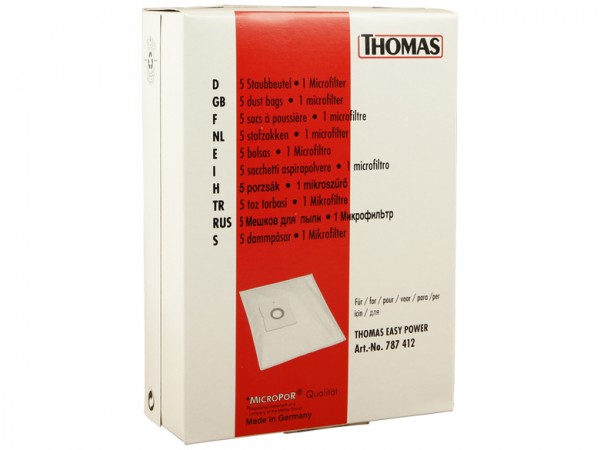 THOMAS Staubbeutel-Set 23 - 787412 - Inhalt 10 Stück