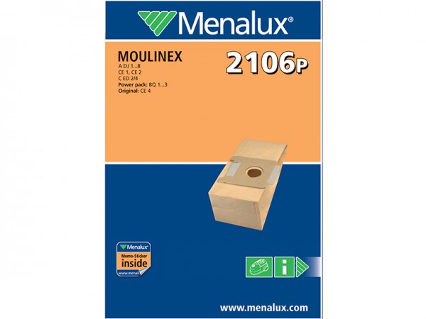 Menalux 2106 P Staubsaugerbeutel - Inhalt 10 Stück