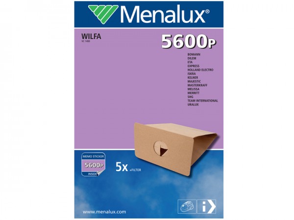 Menalux 5600 P Staubsaugerbeutel - Inhalt 10 Stück