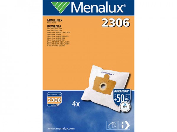 Menalux 2306 Staubsaugerbeutel - Inhalt 8 Stück