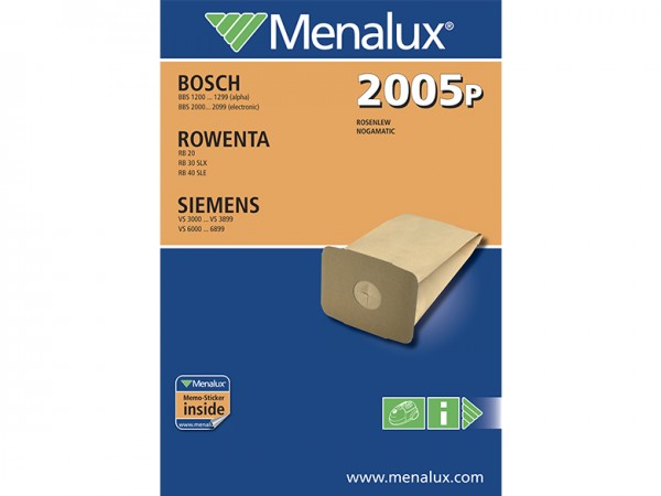 Menalux 2005 P Staubsaugerbeutel - Inhalt 20 Stück